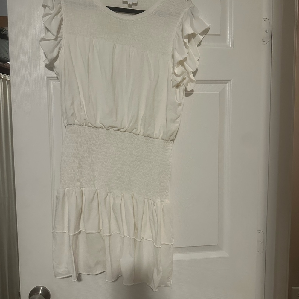 17 Sundays White Ruffle Dress